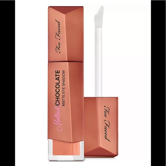TOO FACED Melted Chocolate Liquid Matte Eye Shadow Amaretto Neutral Rosy Brown - Picture 3 of 11
